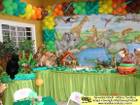 Maria Fumaa Festas - Decoraão com o Tema de Festa de Aniversrio Infantil Selva - Safari