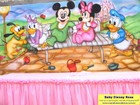 imagem - Temas Infantis - Painel Decorativo Baby Disney Rosa