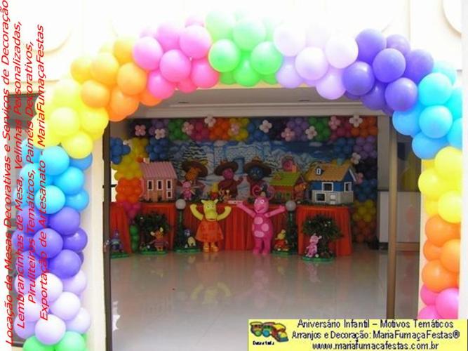 Decoração Festa de Aniversário Infantil Backyardigans da Maria Fumaça Festas (01)